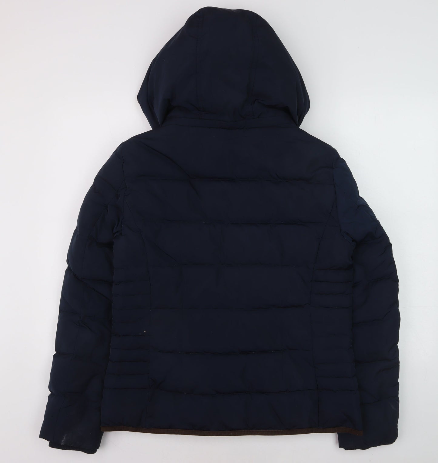 Jake*s Boys Blue Hooded Puffer Jacket Size 12 Years Polyester Winter Coat