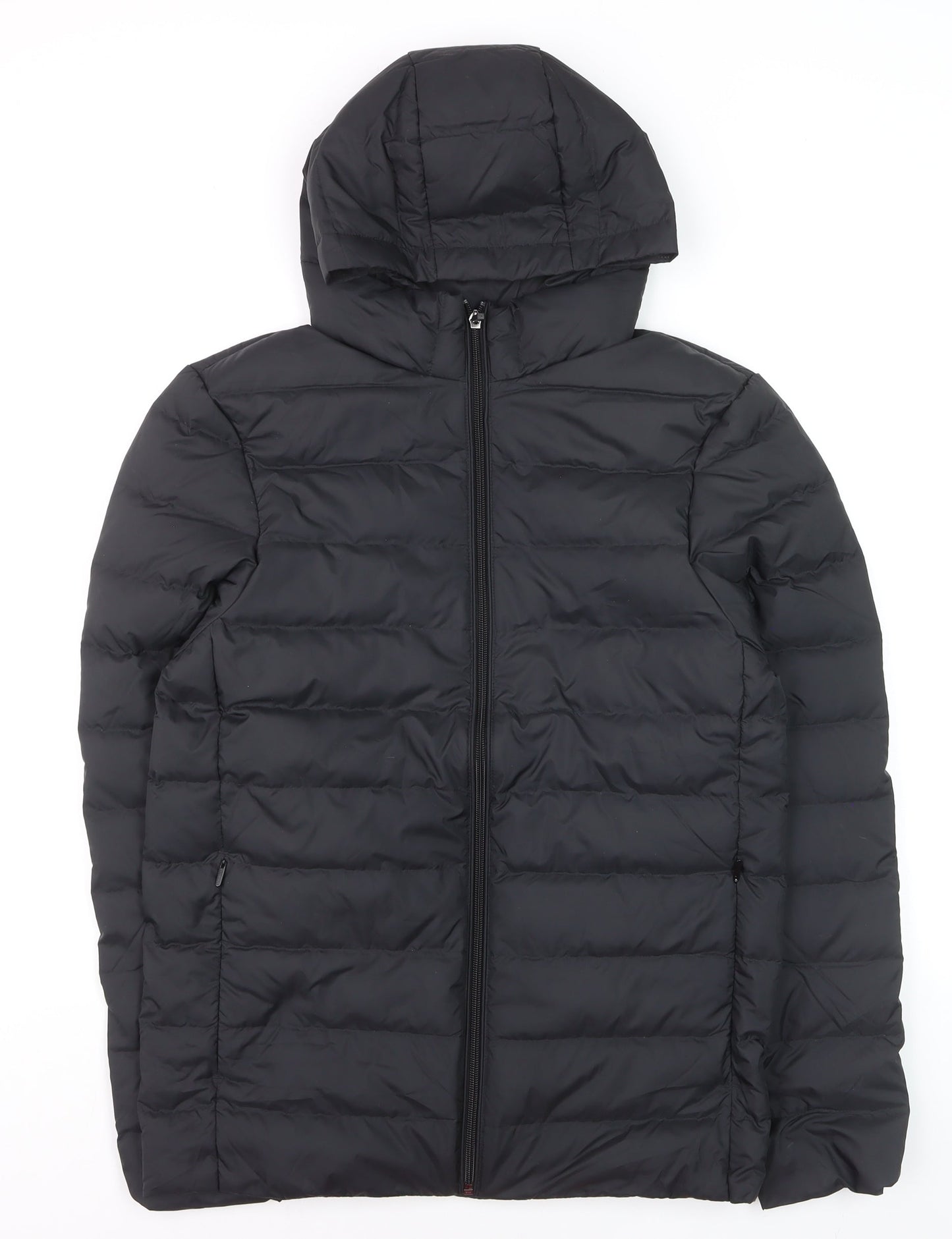 Marks and Spencer Men’s Black S Hooded Puffer Jacket Winter Coat