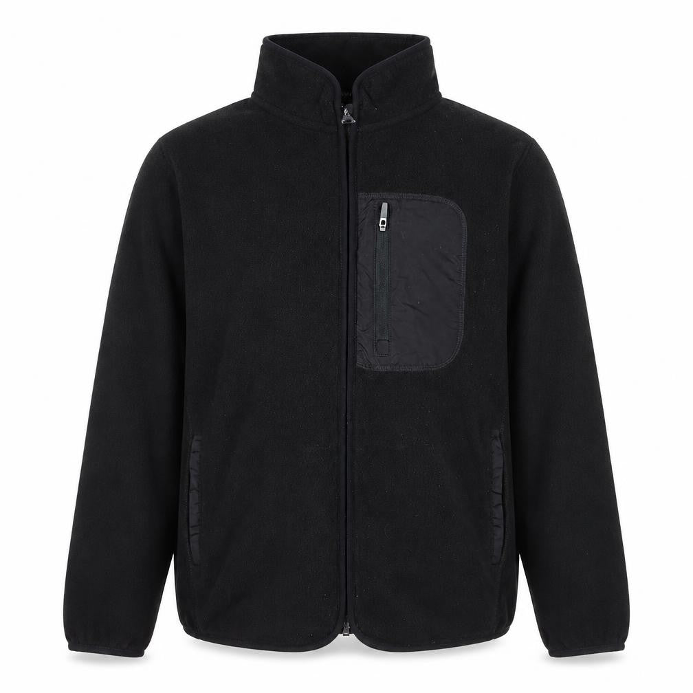 Marks & Spencer Goodmove Men's Black Fleece Track Jacket Size L