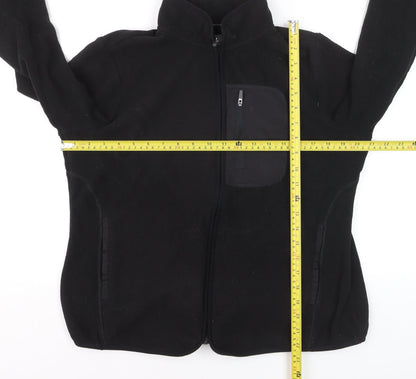 Marks & Spencer Goodmove Men's Black Fleece Track Jacket Size L