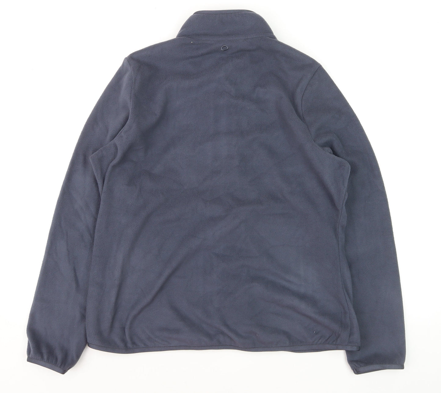 Marks and Spencer Goodmove Women's Navy Fleece Full Zip Sweatshirt Size 14