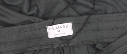 Preloved Primark Women's Black Cotton Jogger Style Leggings Size M - Image 5