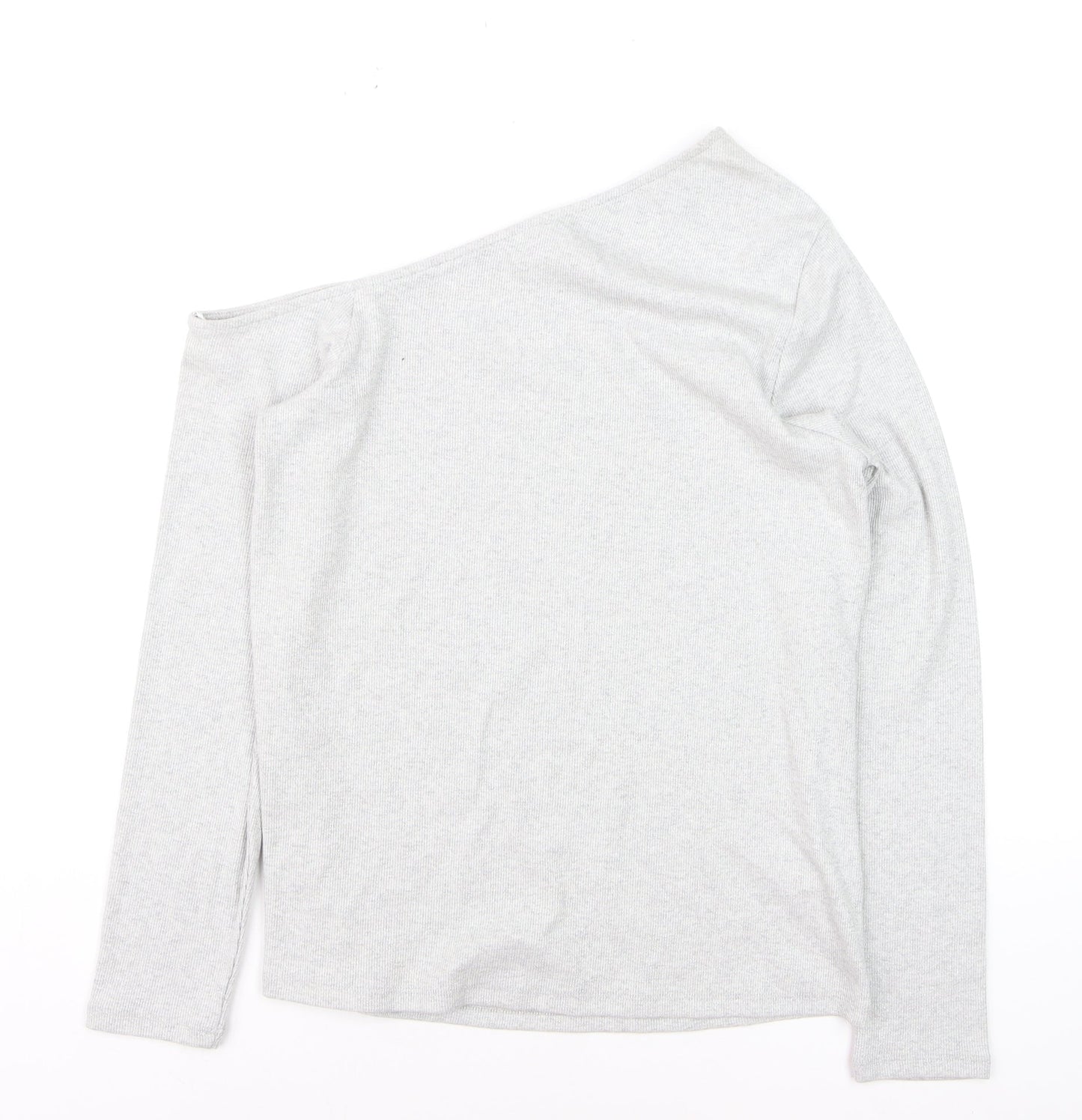 Marks and Spencer Women’s Grey One Shoulder Long Sleeve Top Size 18