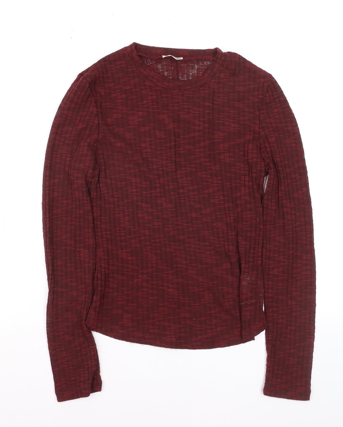 Fat Face Womens Red Knit Long Sleeve Pullover Jumper M