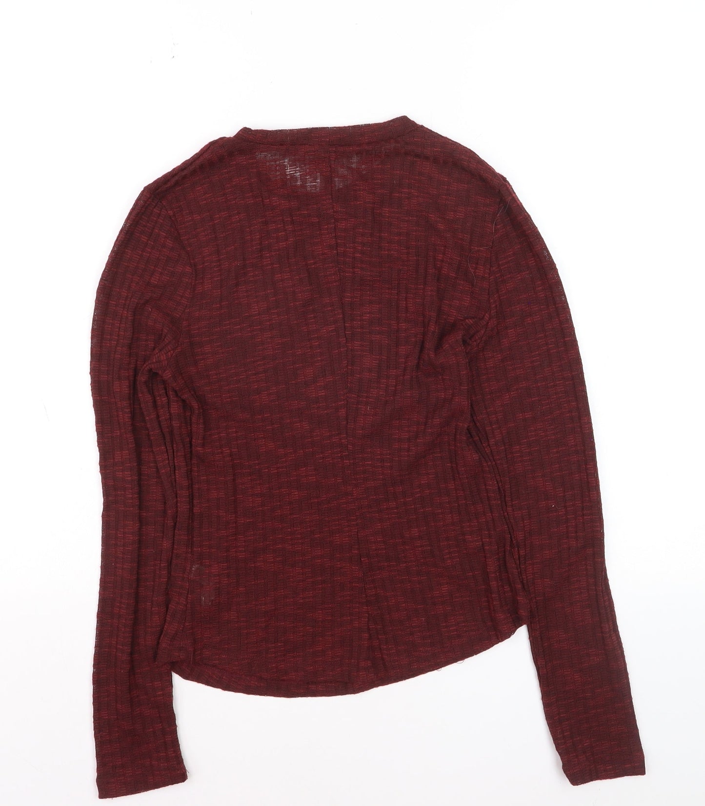 Fat Face Womens Red Knit Long Sleeve Pullover Jumper M