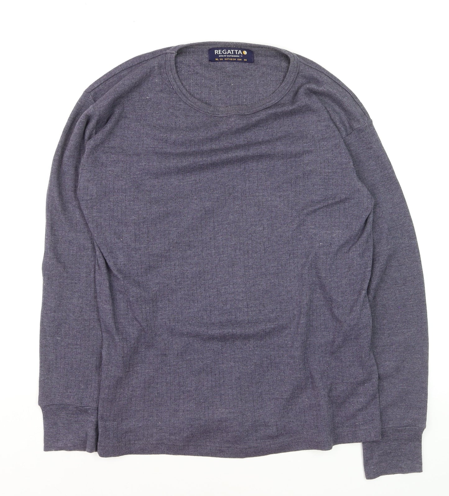 Regatta Men's Grey Long Sleeve Crew Neck Casual Top XL