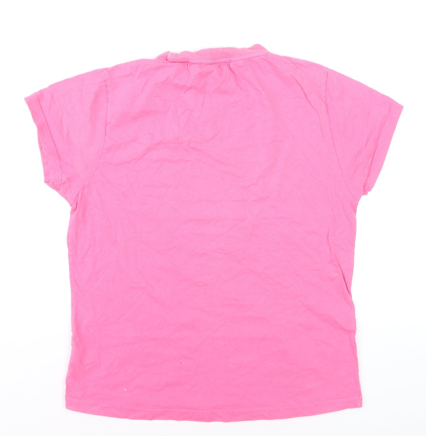 Crew Clothing Co Women's Pink Cotton T-Shirt Size 14