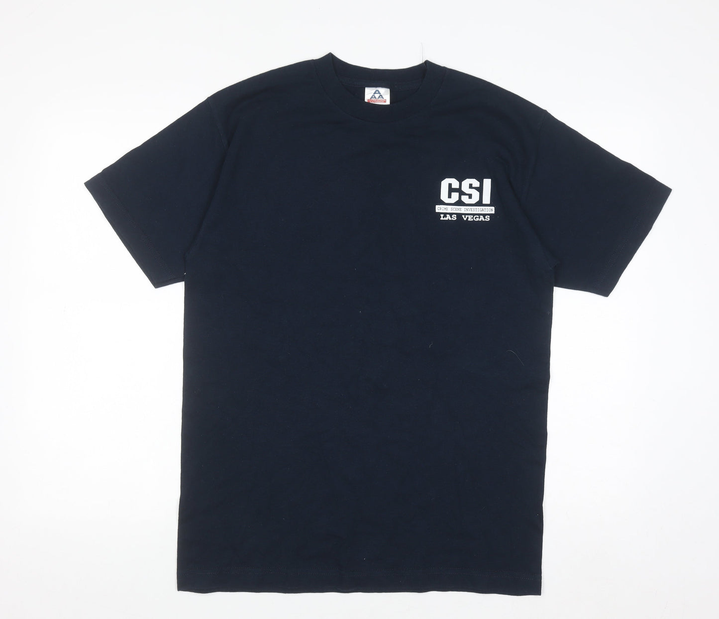 Alstyle Apparel Men's Black CSI Las Vegas Cotton T-Shirt Medium