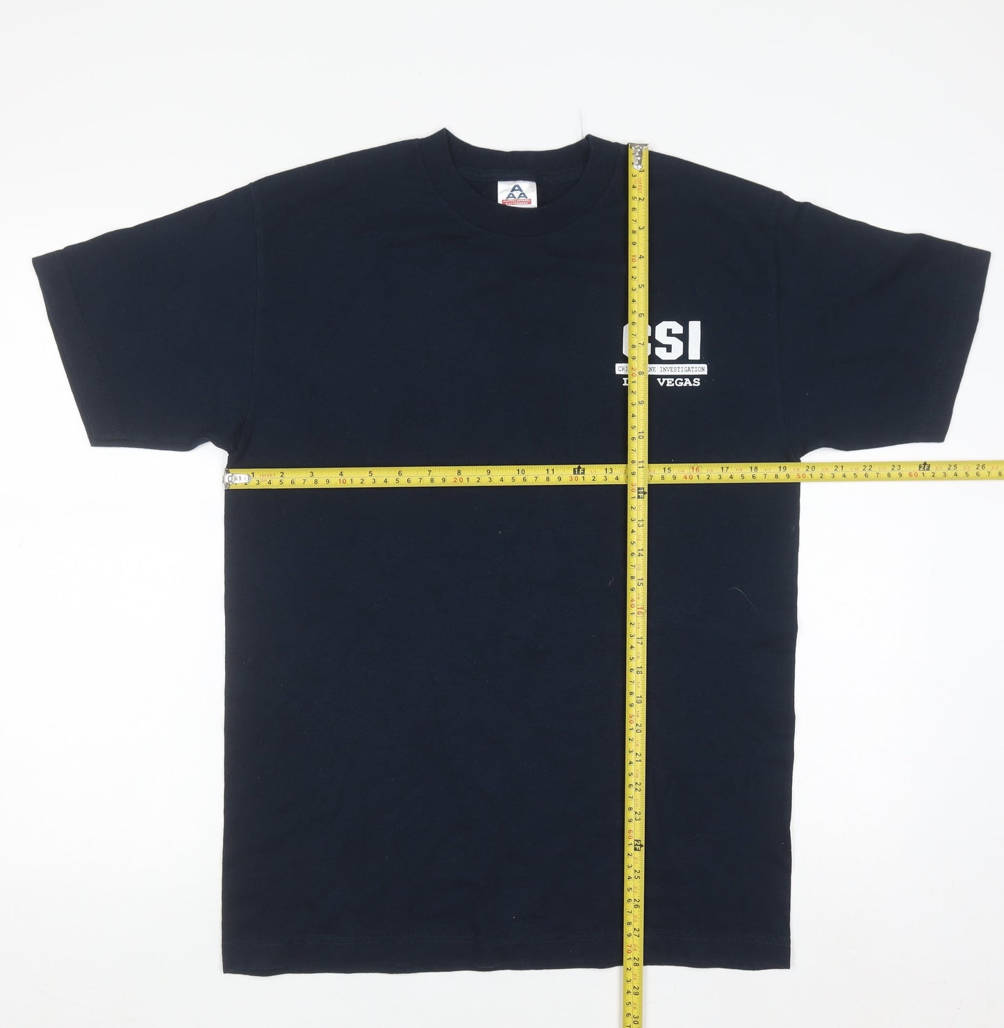 Alstyle Apparel Men's Black CSI Las Vegas Cotton T-Shirt Medium