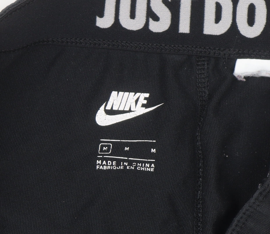 Nike Womens Black Medium Leggings Athleisure Sports Gym Trousers