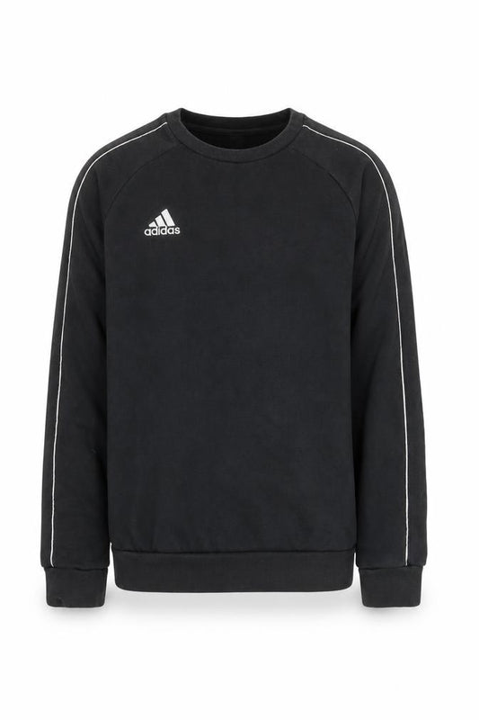 Adidas Mens Black Crew Neck Pullover Sweatshirt Size L