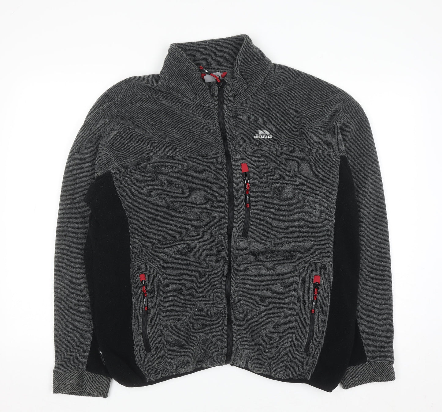 Trespass Men's Grey XL Full Zip Fleece Sweatshirt Outdoor Hiking Top