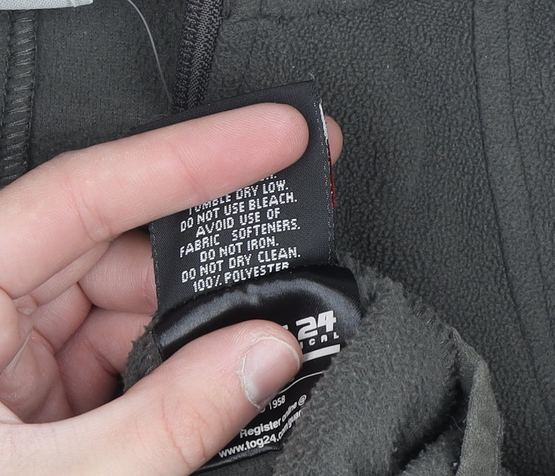 TOG24 Women’s Grey Full Zip Fleece Jacket Size 14/16