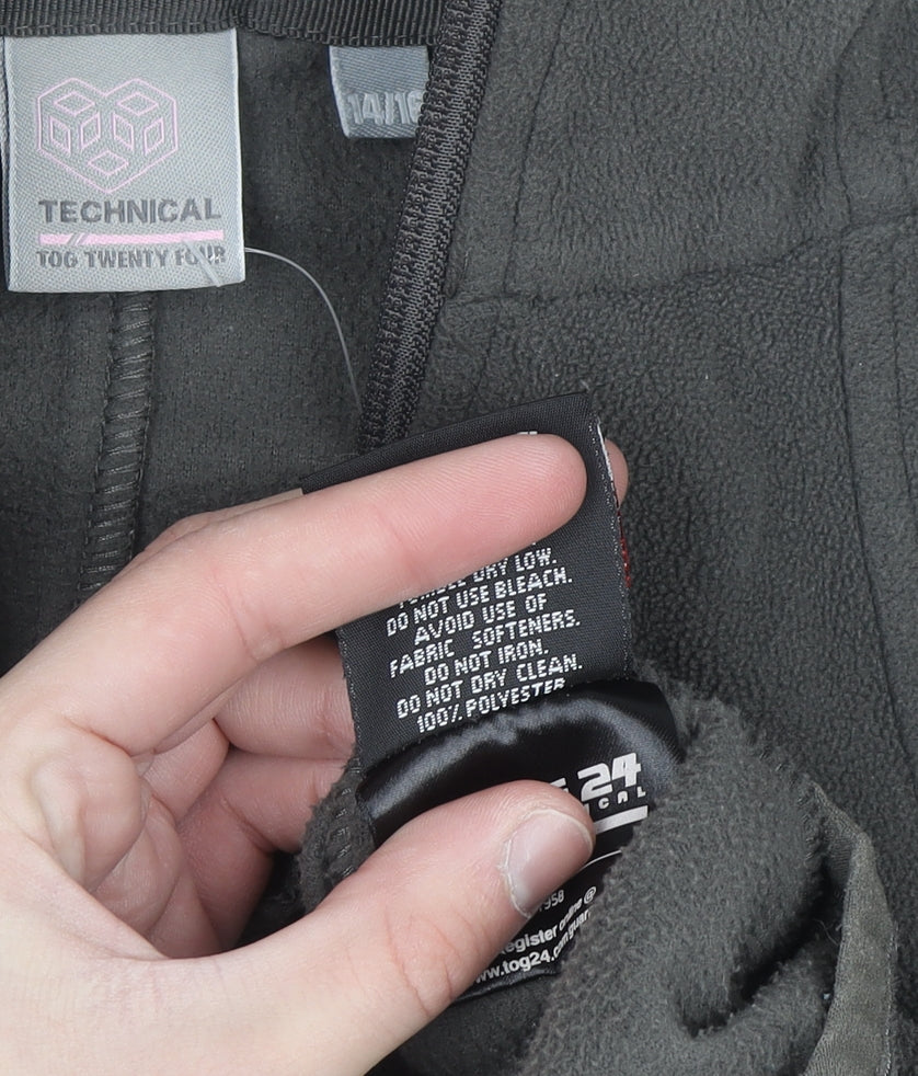 TOG24 Women’s Grey Full Zip Fleece Jacket Size 14/16