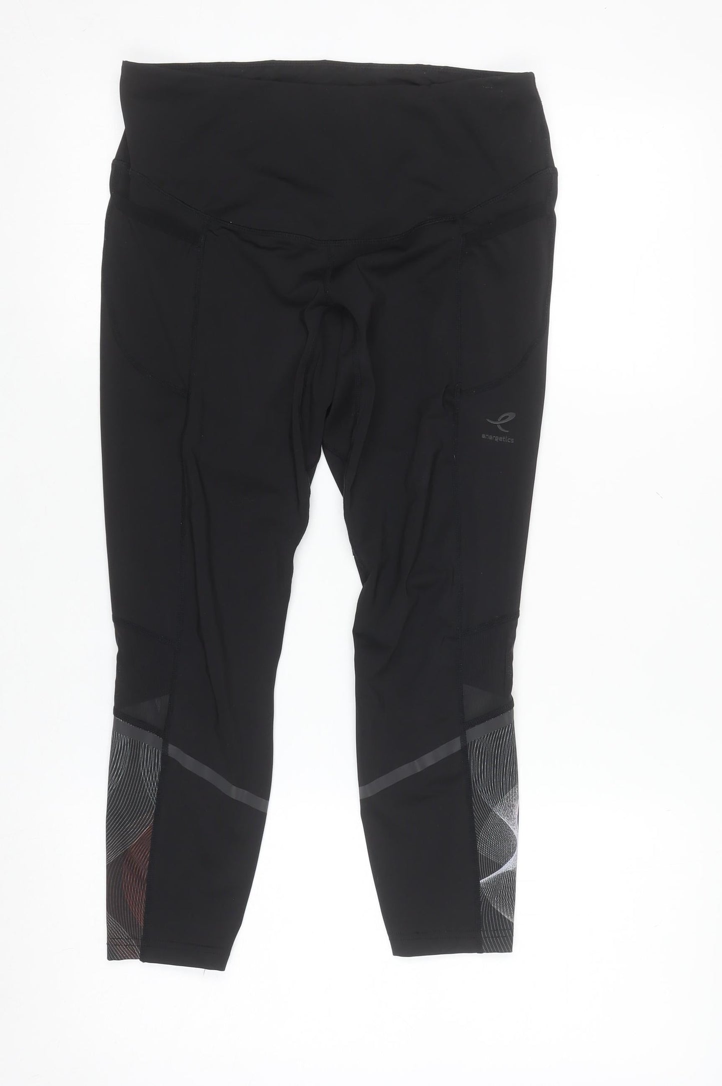 Energetics Women's Black Running Leggings Size 10 DRYPLUS