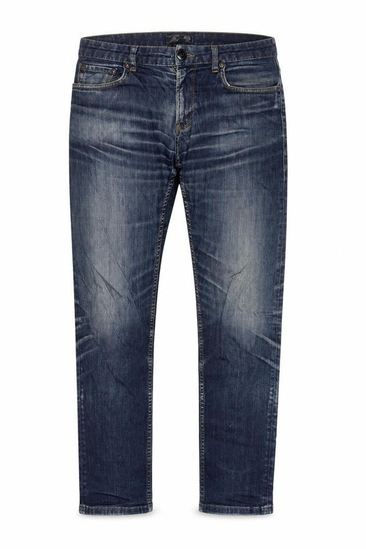 Paul Costelloe Men's Blue Straight Leg Denim Jeans W32 L32