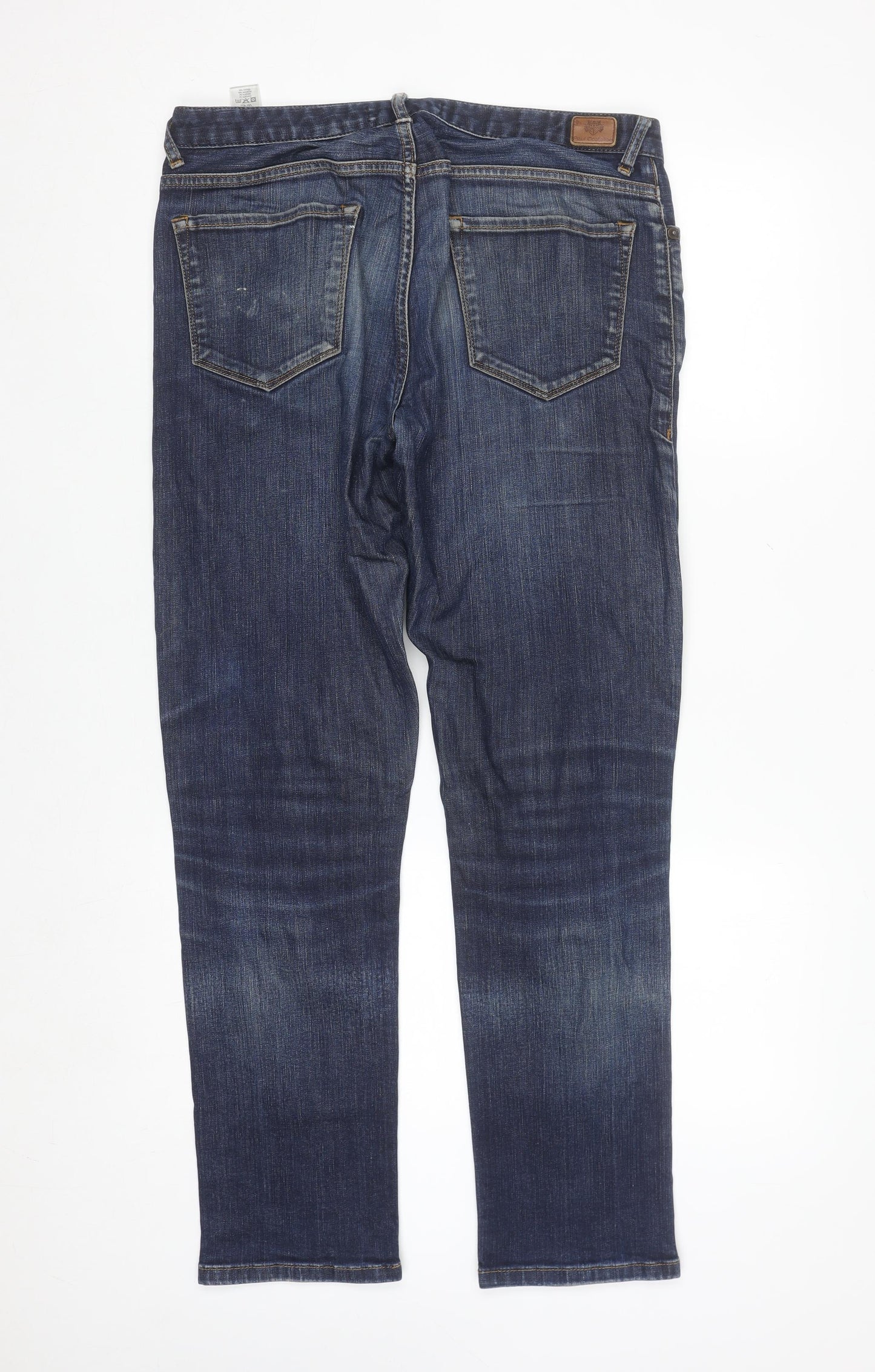 Paul Costelloe Men's Blue Straight Leg Denim Jeans W32 L32
