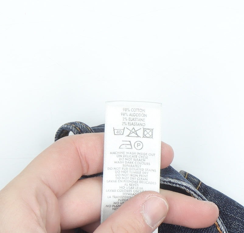 Paul Costelloe Men's Blue Straight Leg Denim Jeans W32 L32