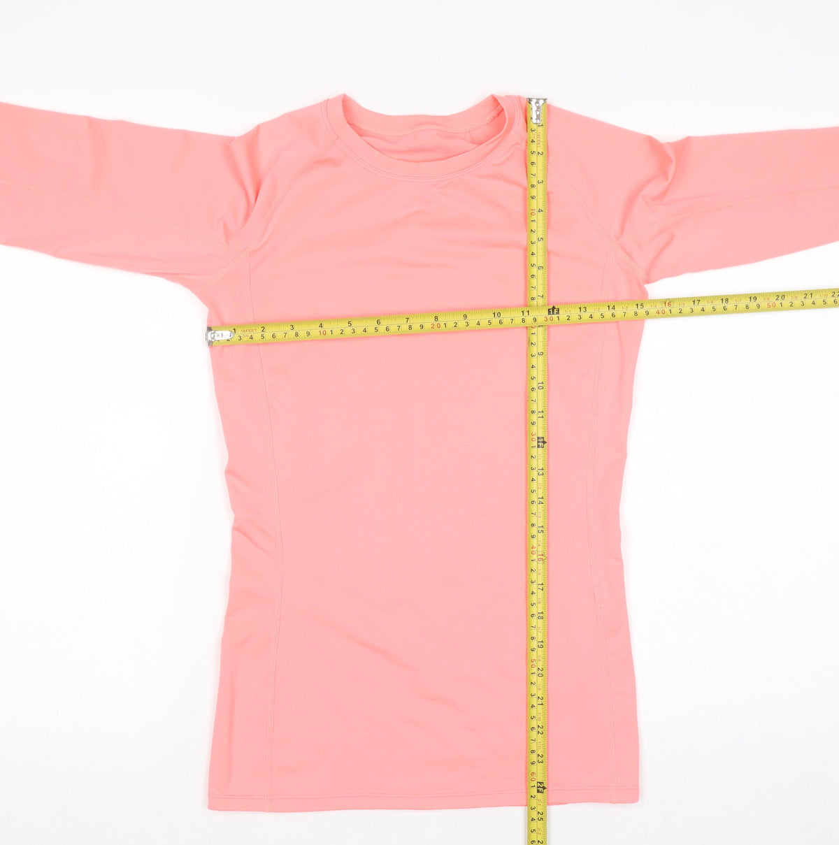 Dunnes Women's Pink Long Sleeve Active T-Shirt XS