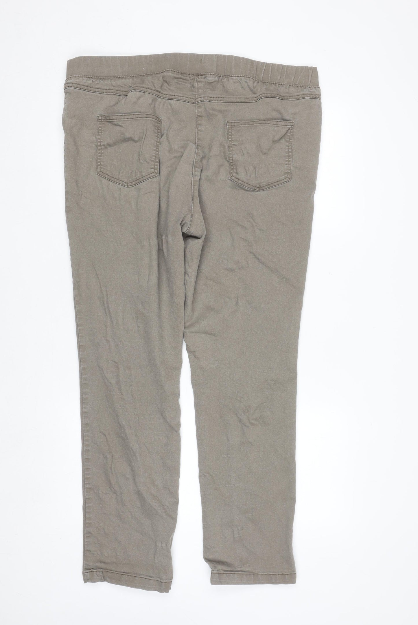 Punt Roma Men Beige XL Regular Fit Chino Trousers