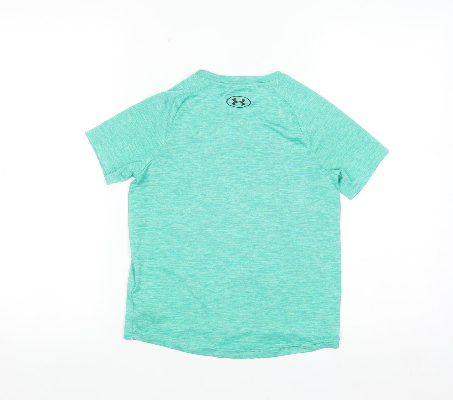 Under Armour Boys Green Short Sleeve Loose Fit T-Shirt Size Small