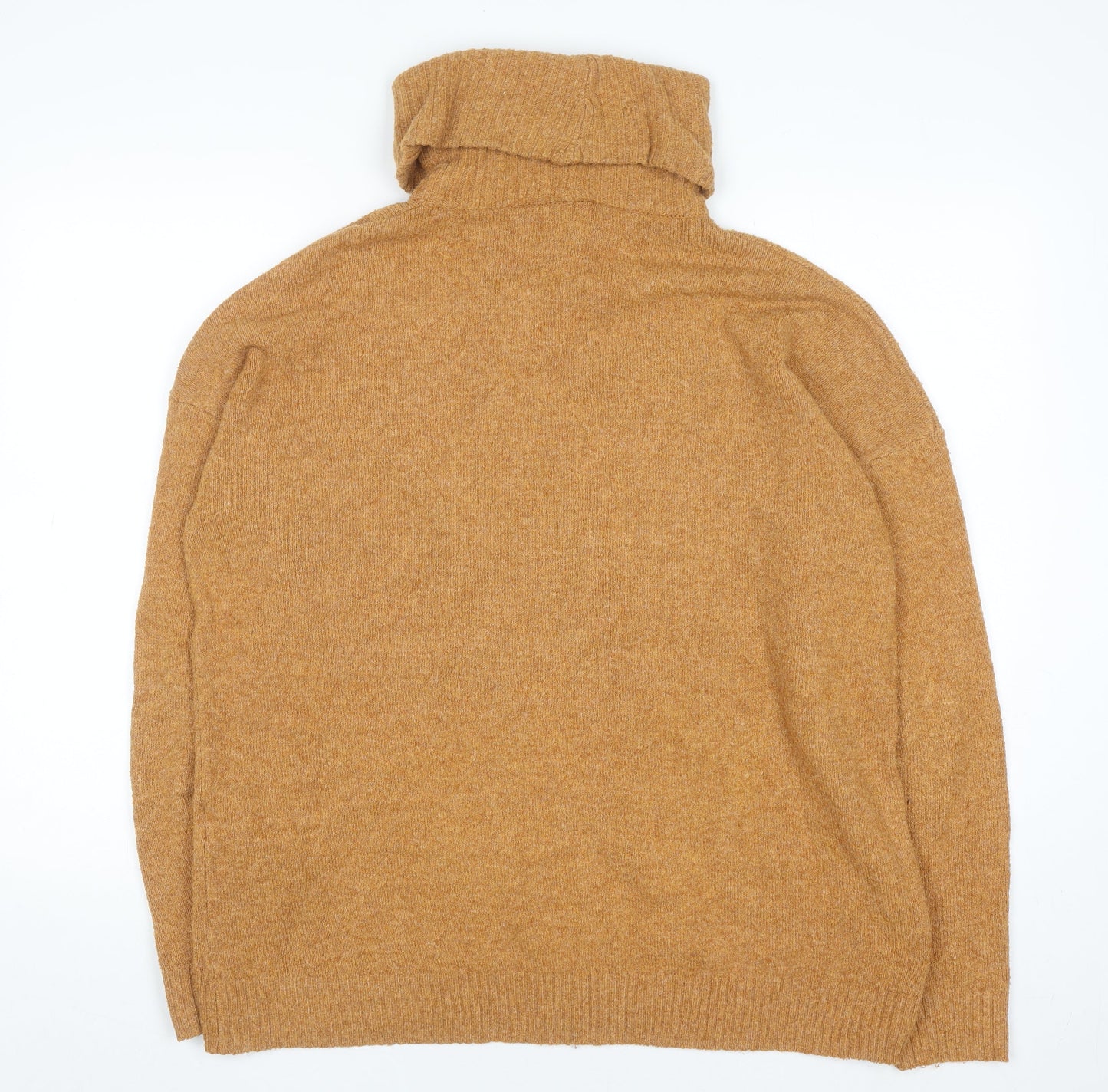 Vila Men’s Brown Roll Neck Knit Jumper XL Regular Fit Pullover