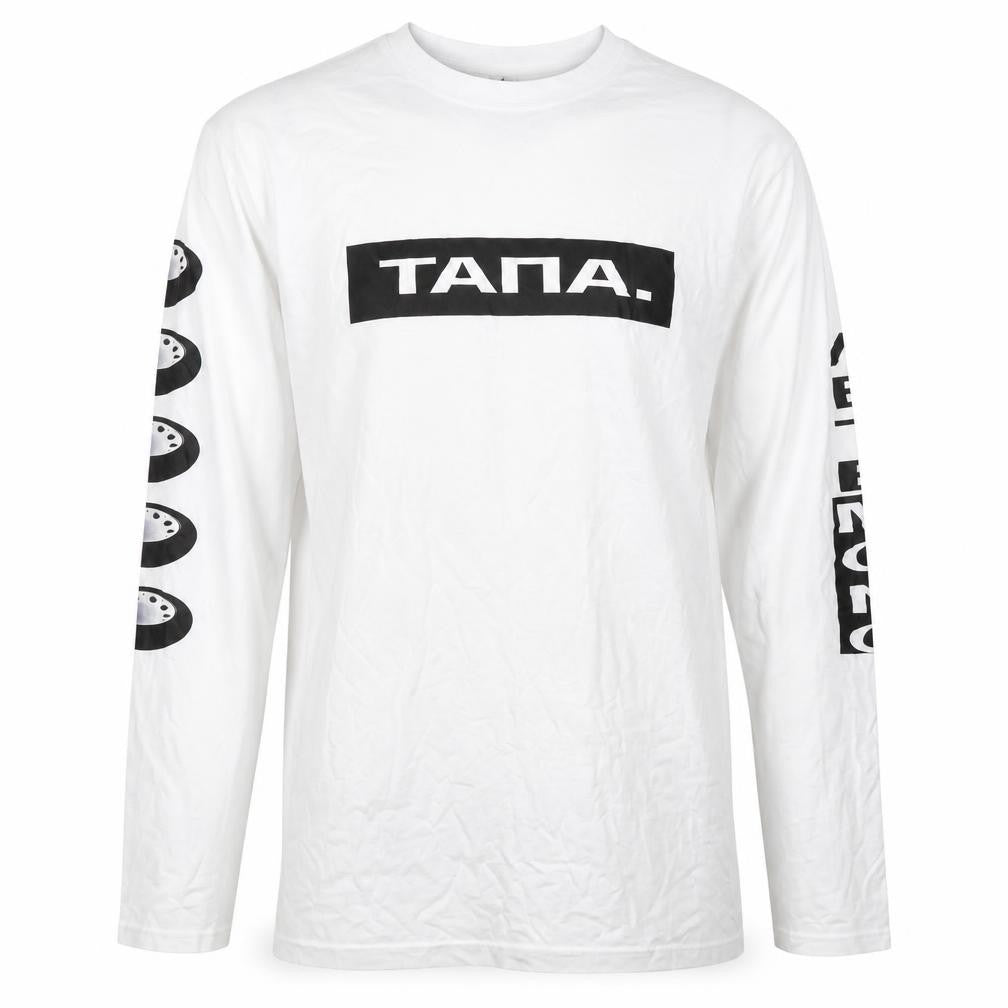 SOL'S Men's White XL Long Sleeve Graphic Print Top