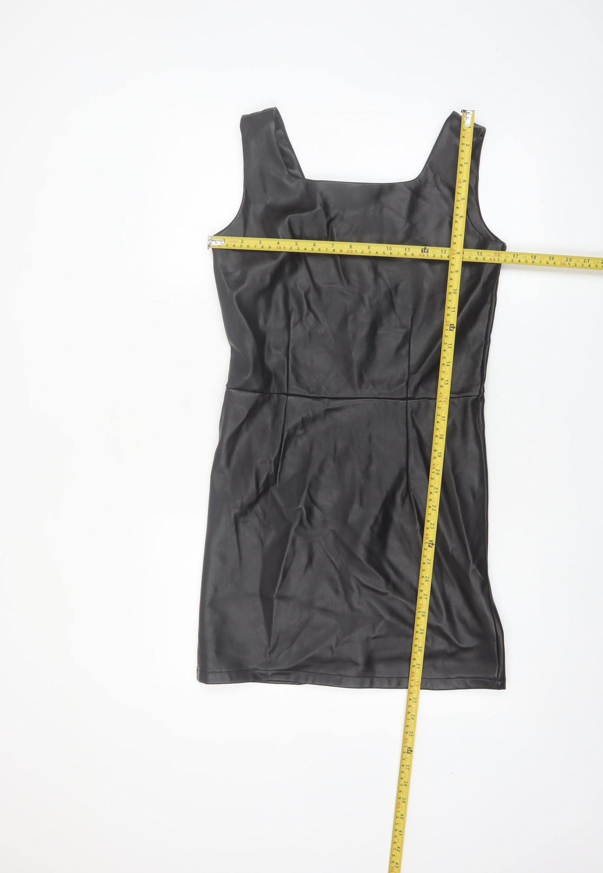 primark faux leather dress Primark | Dresses | Primark Black Suede And Faux Leather Dress