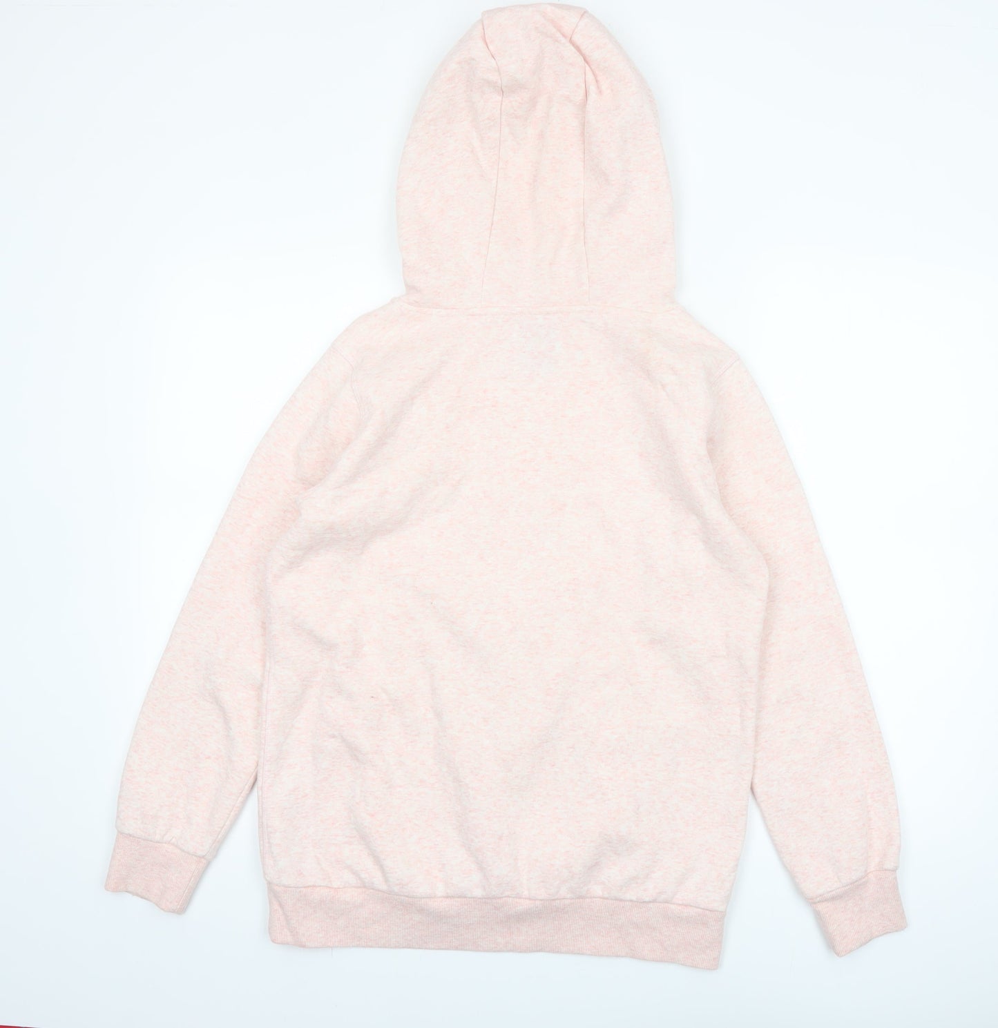 Reserved Girls Pink Pullover Hoodie Size 158cm Fleece Cotton Blend