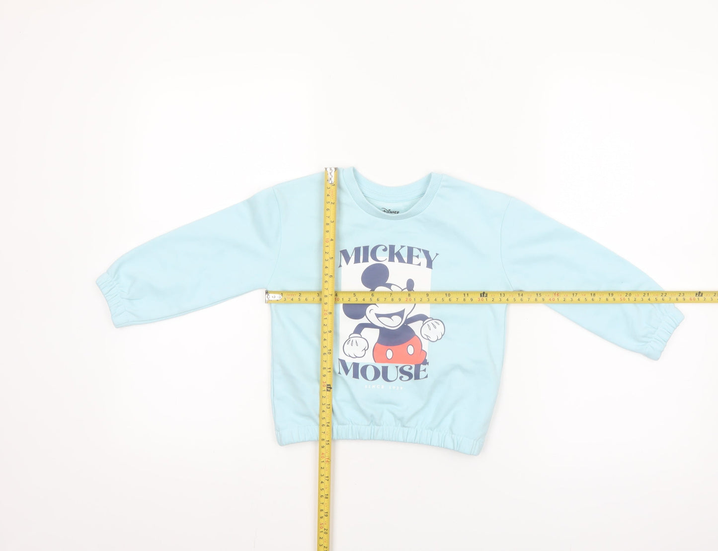 Disney at Primark Unisex Baby Blue Mickey Mouse Long Sleeve T-Shirt 24-36 Months
