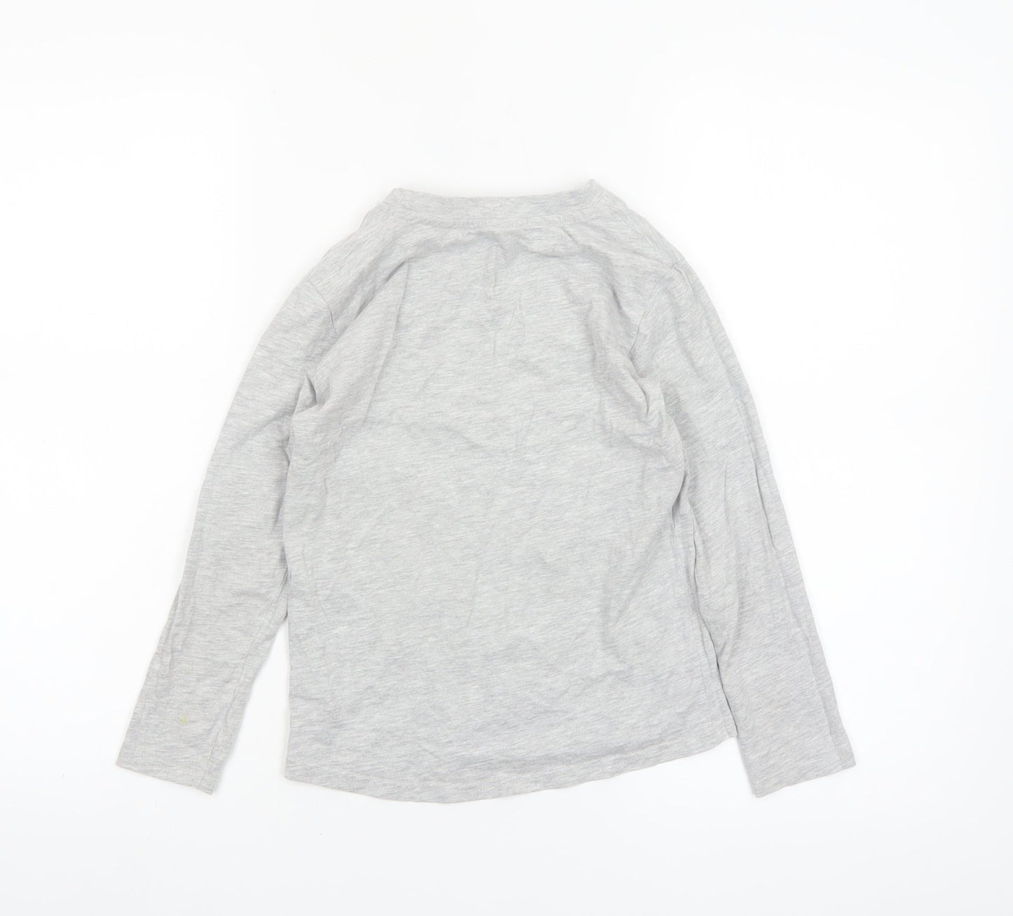 Dunnes Stores Boys Grey Long Sleeve Game On Graphic T-Shirt 7-8 Years