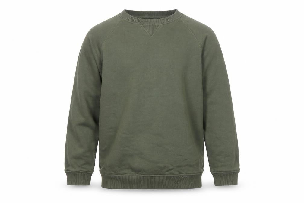 Primark Boys Green 10-11 Years Crew Neck Pullover Sweatshirt