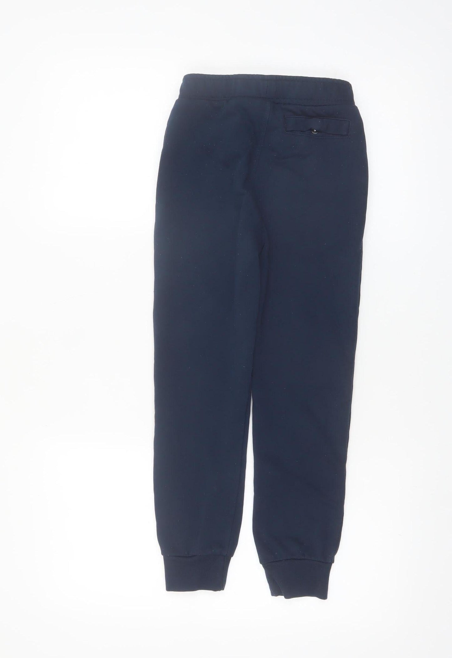 11 Degrees Boys Blue Jogger Trousers 8-10 Years Cotton Blend Fleece