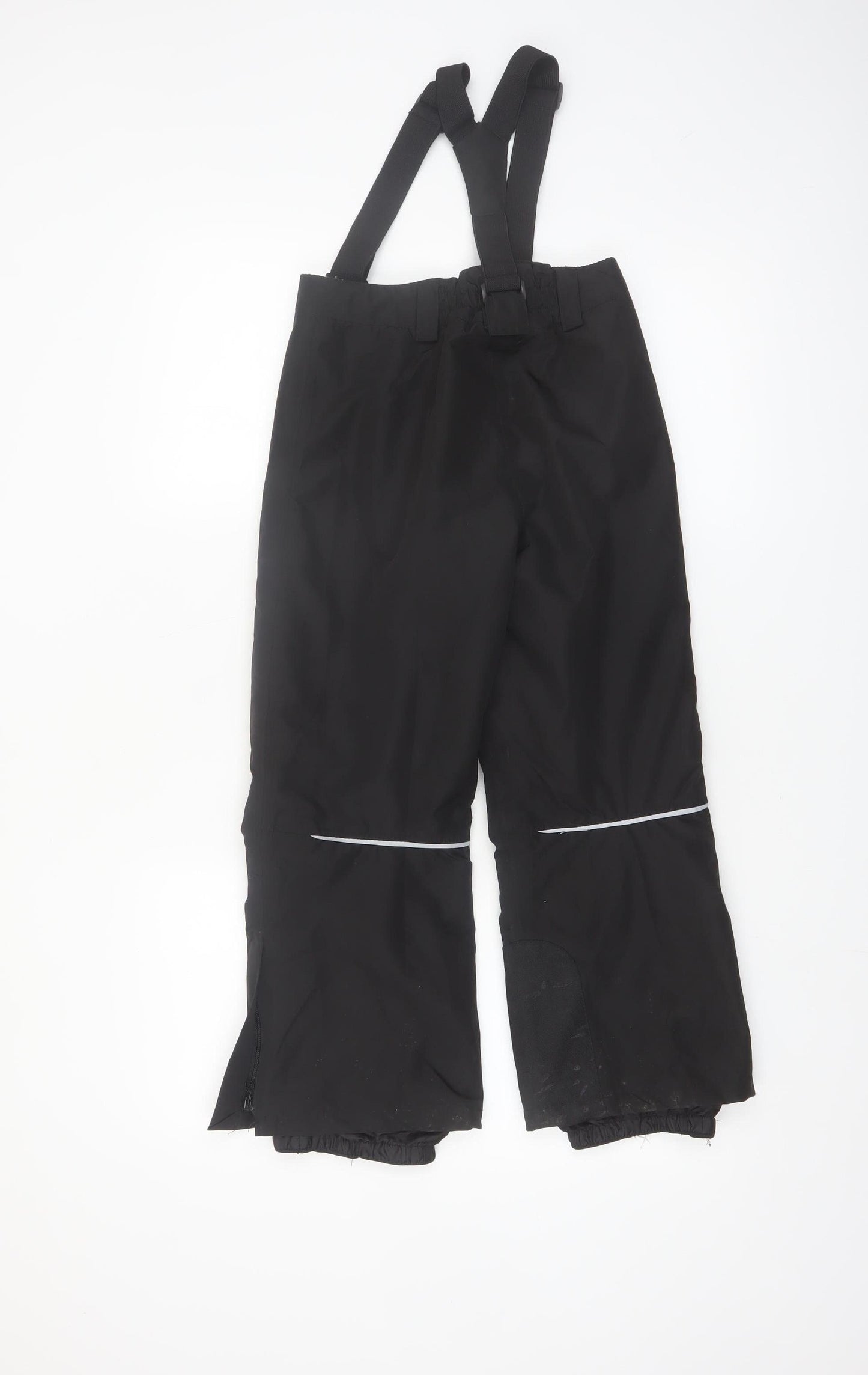 Crivit Boys Black 6-7 Years Waterproof Insulated Snow Pants Ski Trousers
