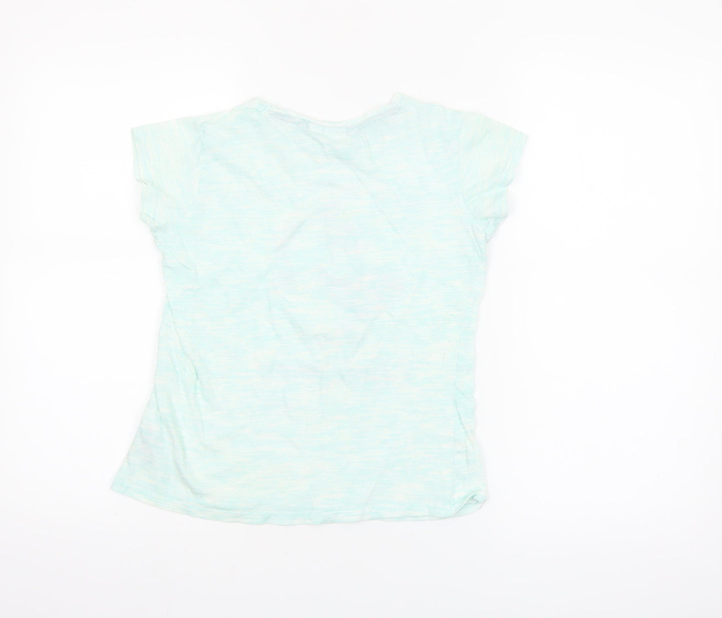 Lee Cooper Girls Blue Unicorn Graphic Short Sleeve T-Shirt 11-12 Years