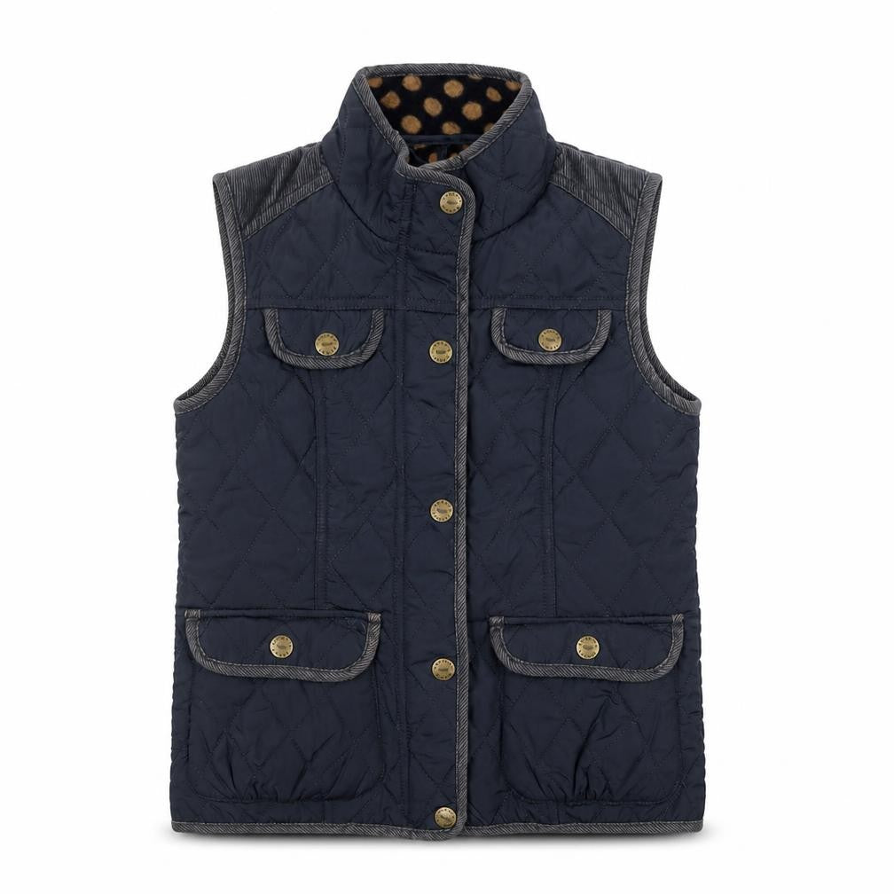 Next Boys Blue Quilted Waistcoat 7-8 Years Sleeveless Padded Gilet