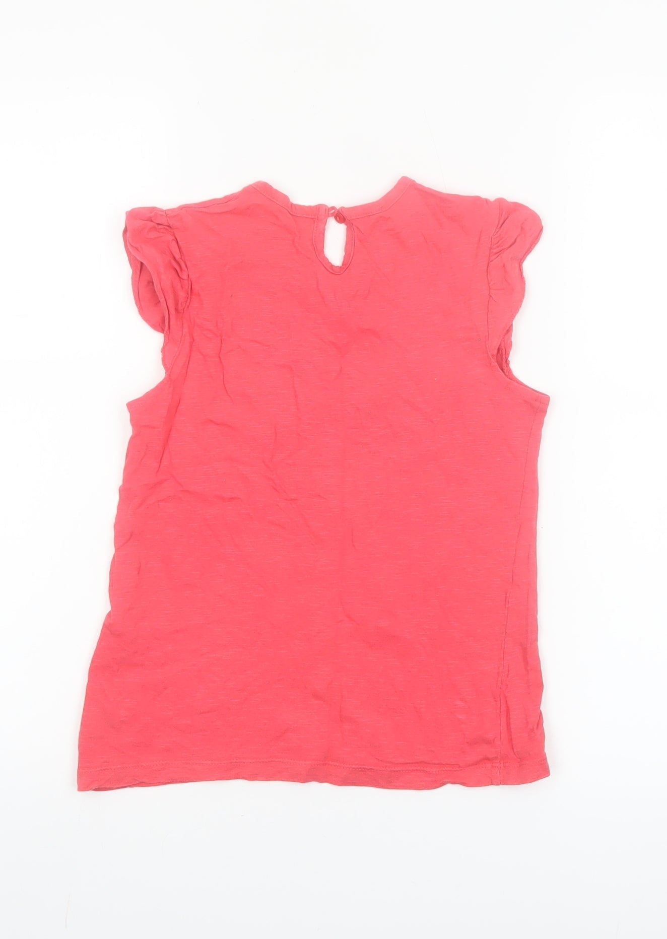 St. Bernard Girls Pink Glitter 'Joie de Vivre' Cotton T-Shirt 8 Years