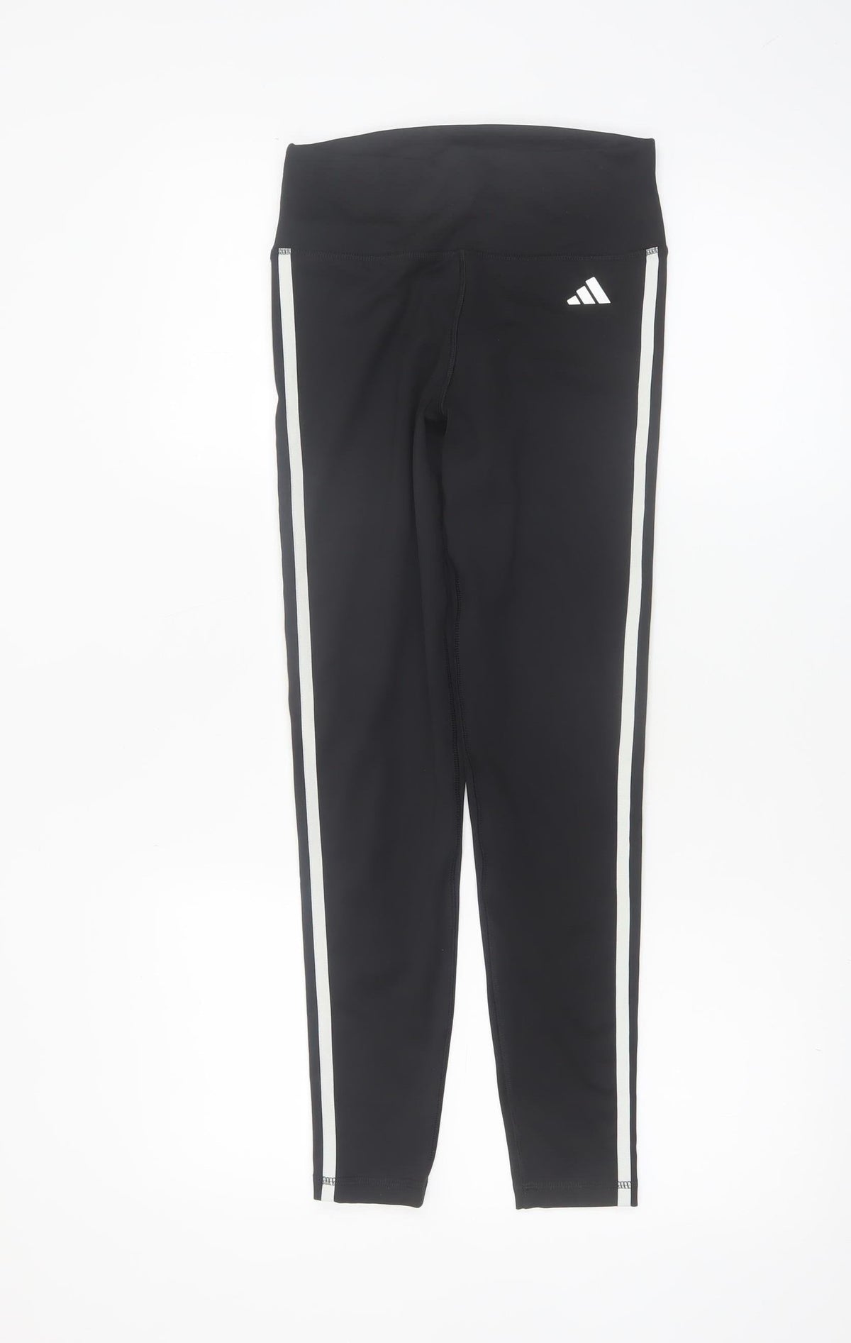 Adidas Womens Black S Slim Fit Stretch Sports Leggings