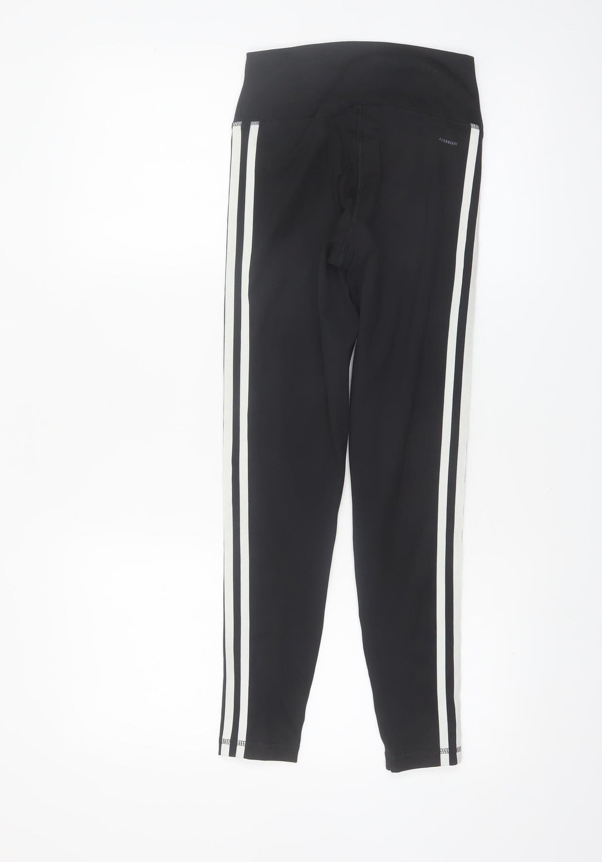 Adidas Womens Black S Slim Fit Stretch Sports Leggings