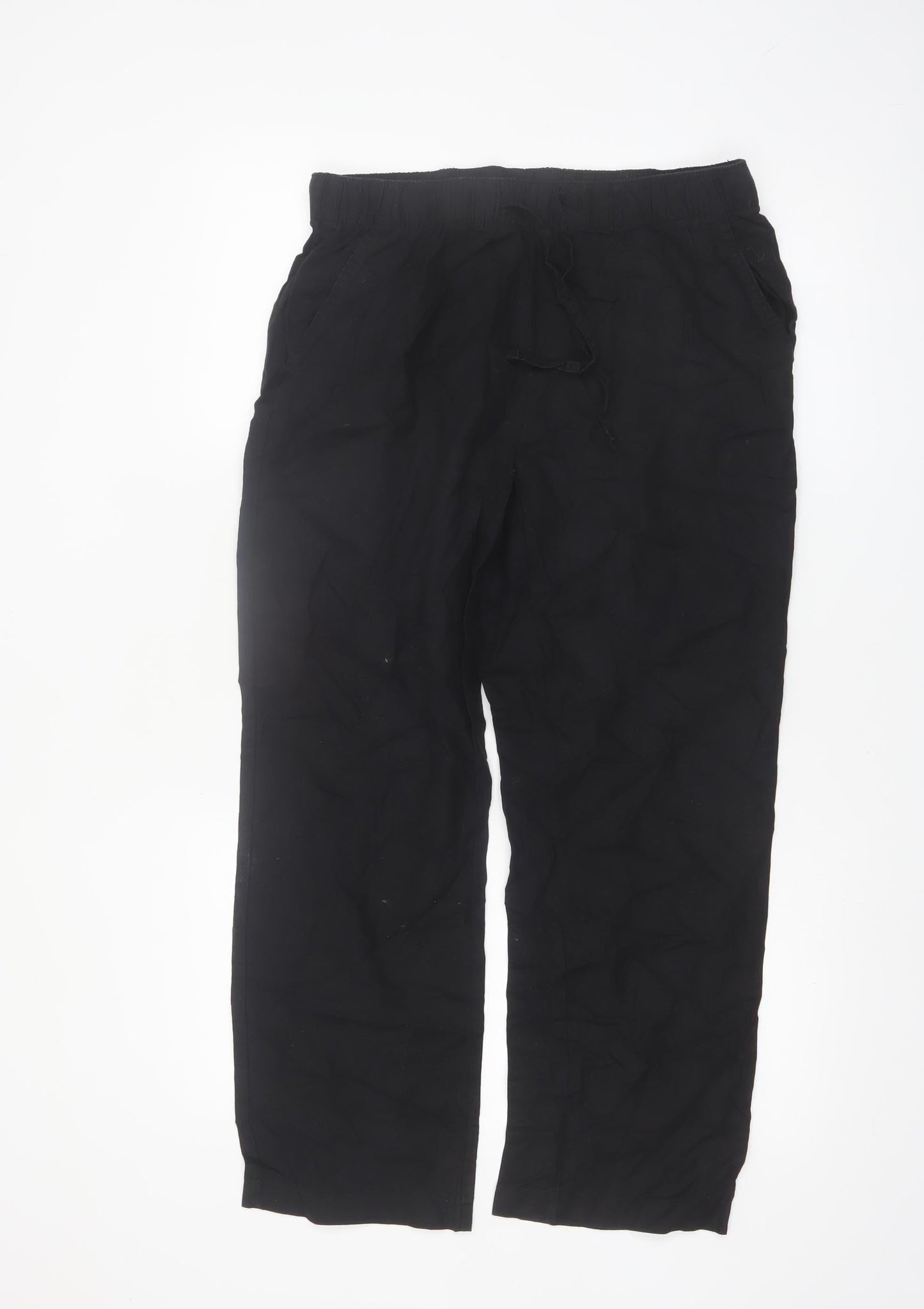 Esmara Womens Black Size 10 Straight Leg Lightweight Casual Trousers