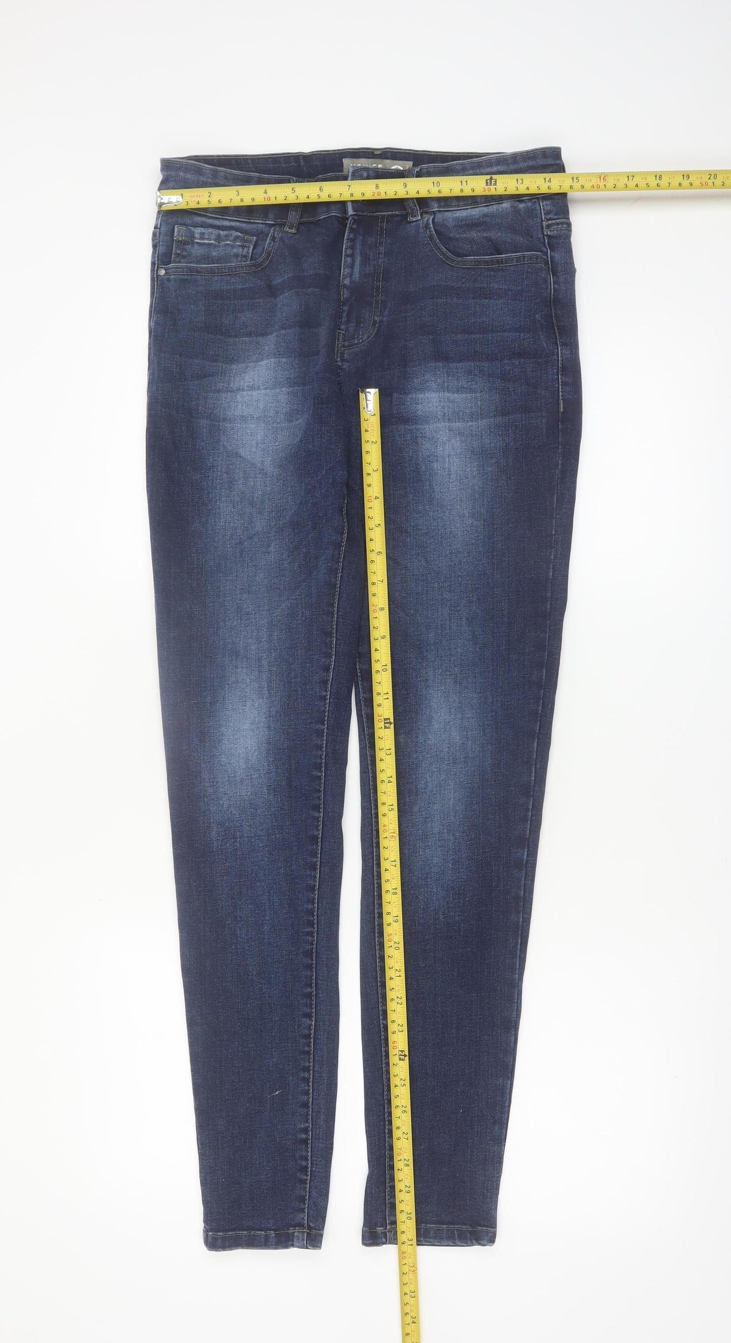 Venice Men’s Blue Super Skinny Denim Jeans Size 30 Extra-Slim Fit