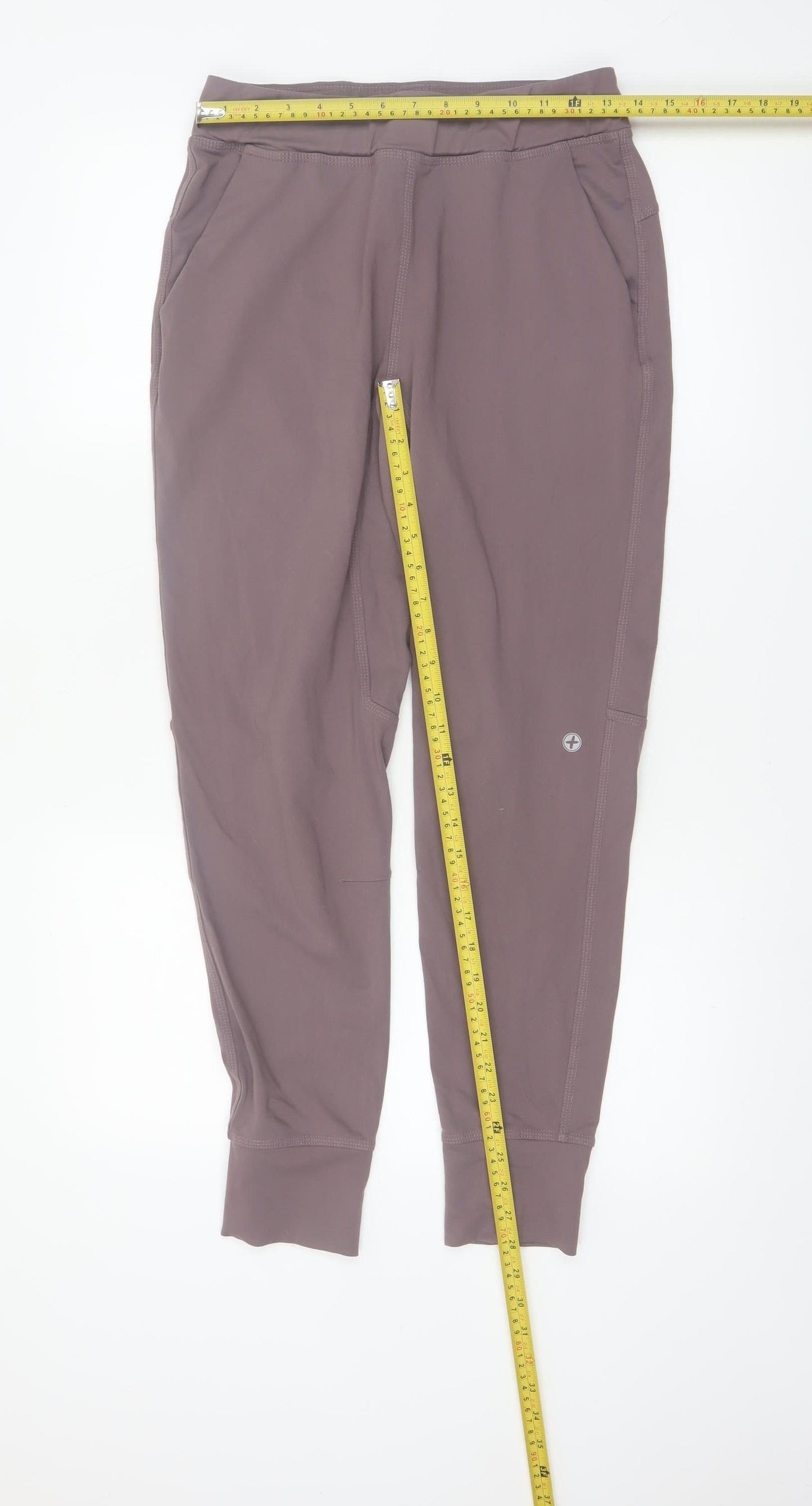 Gym+Coffee Womens Mauve Jogger Sweatpants Size S Athleisure Trousers