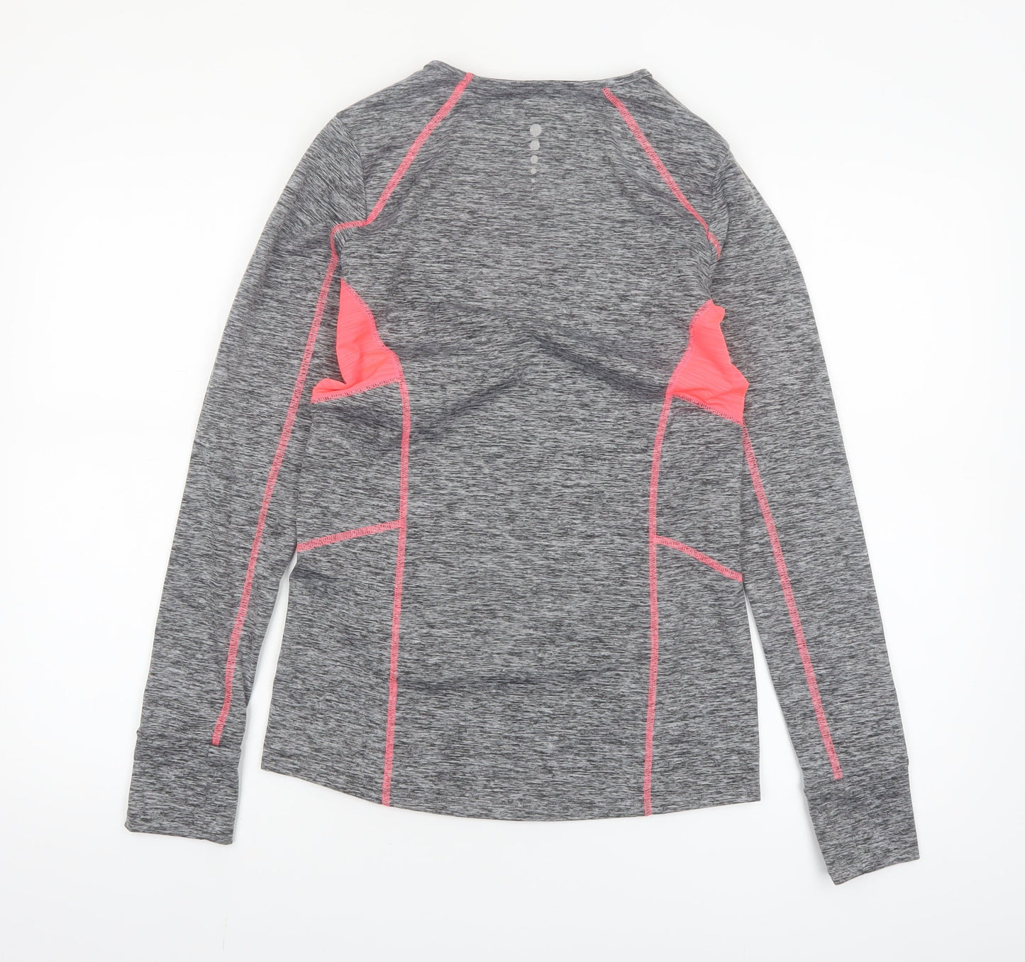 St. Bernard Grey Marl Womens Long Sleeve Activewear Top Size 12