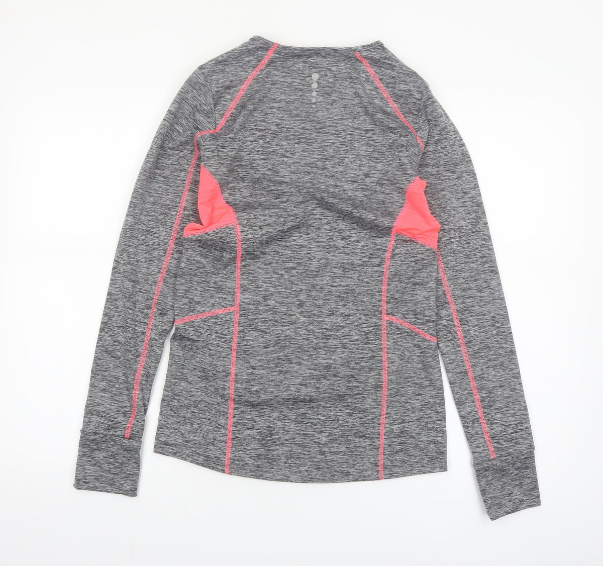 St. Bernard Grey Marl Womens Long Sleeve Activewear Top Size 12