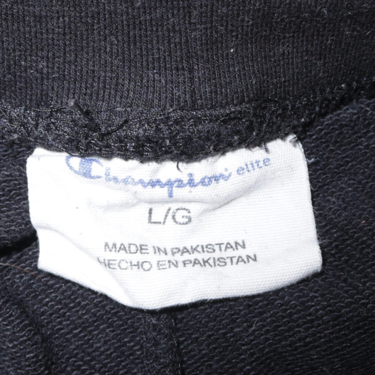 Champion Men's Black Fleece Jogger Trousers Size L