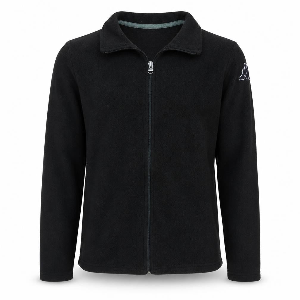 Kappa Men's Black Fleece Full Zip Jacket Size M