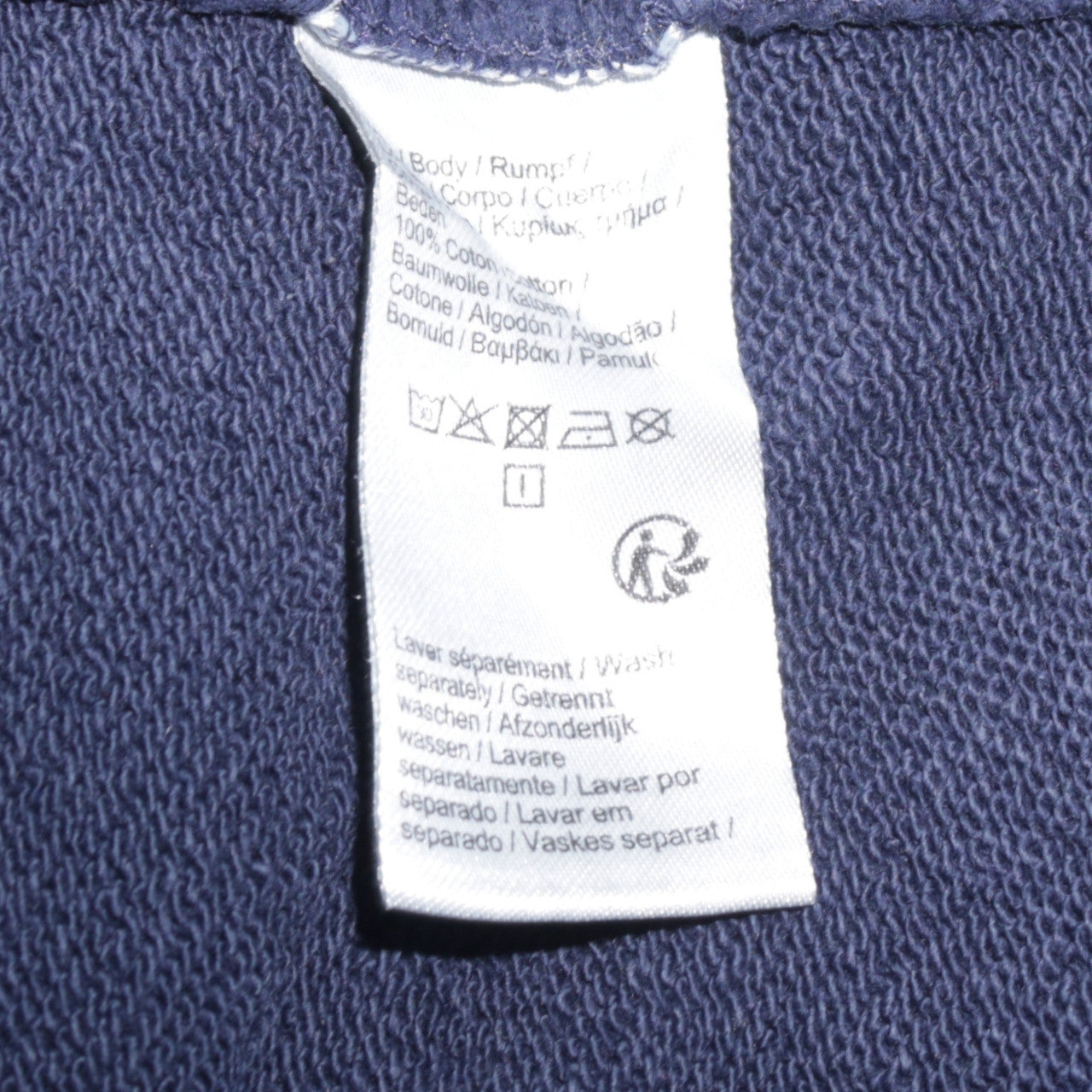 Lacoste Men's Blue 3XL Crew Neck Pullover Cotton Sweatshirt