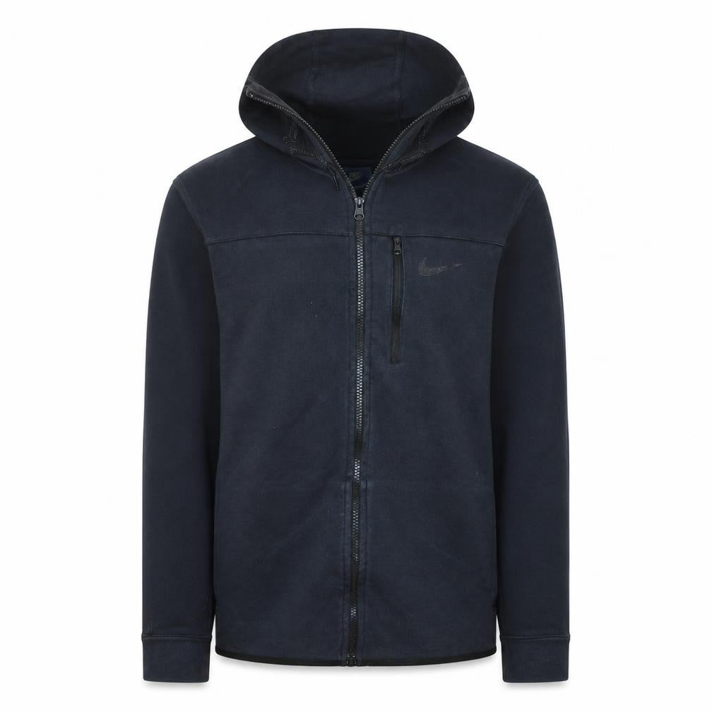 Nike Men's Black Full Zip Hoodie Fleece Medium Sports Jacket