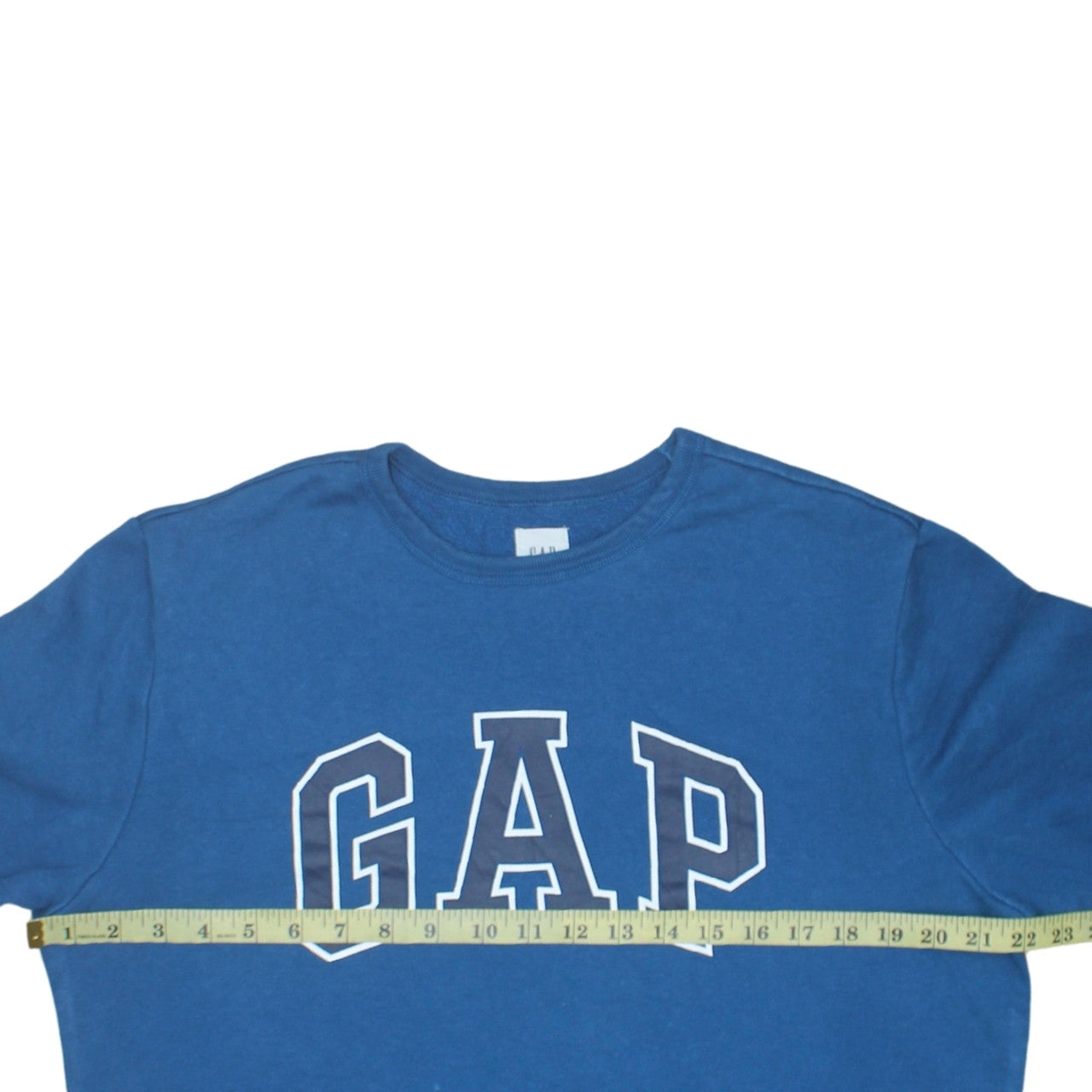 GAP Men's Blue Logo Pullover Sweatshirt Size M Long Sleeve