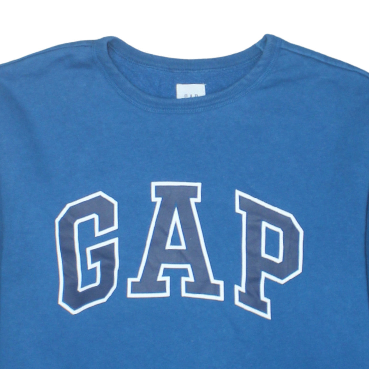 GAP Men's Blue Logo Pullover Sweatshirt Size M Long Sleeve
